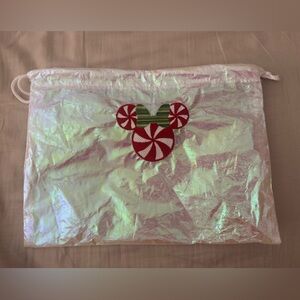 Christmas Minnie draw string bag